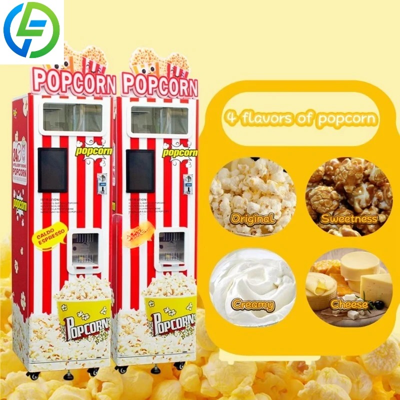 Popcorn Vending Machine - 맞춤형 공원 파티용 팝콘 제조 자동판매기,
