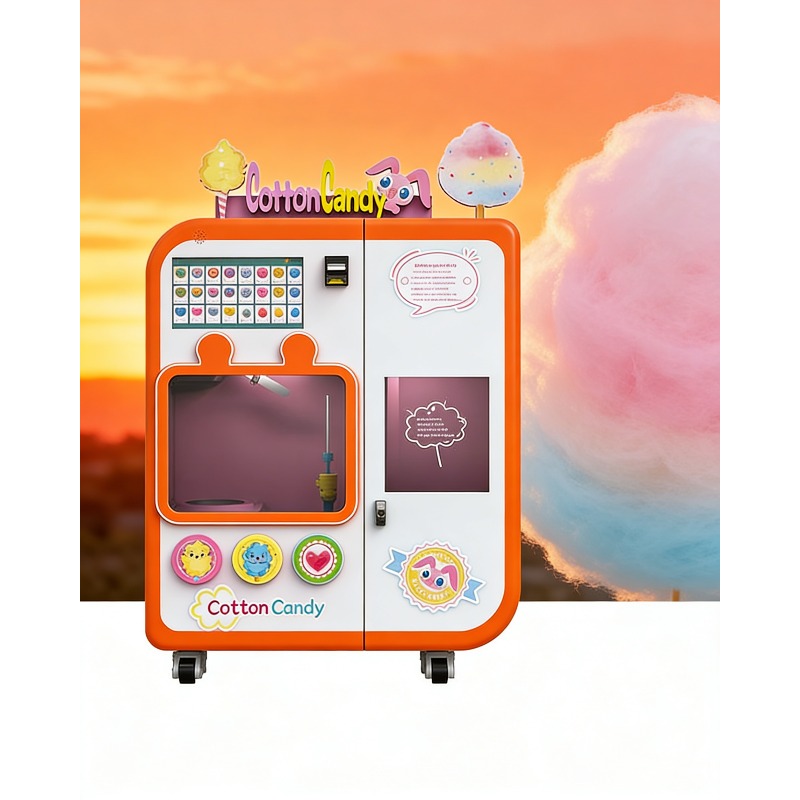 Candy Vending Machine - 완전 자동 솜사탕 자판기(교환 시스템 포함)
