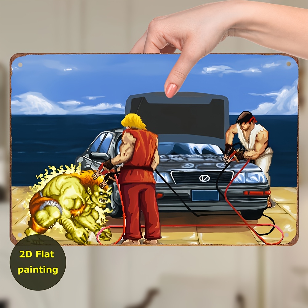 Arcade Games & Vending Llc - 빈티지 철제 간판 포스터 봄 장식
