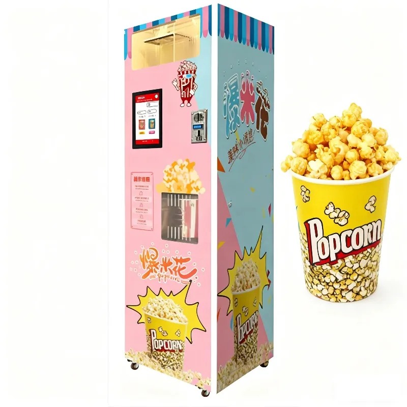 맞춤형 최고 판매 지능형 고기술 자동 팝콘 제조기 팝콘 - Popcorn Vending Machine 리뷰 및 가격