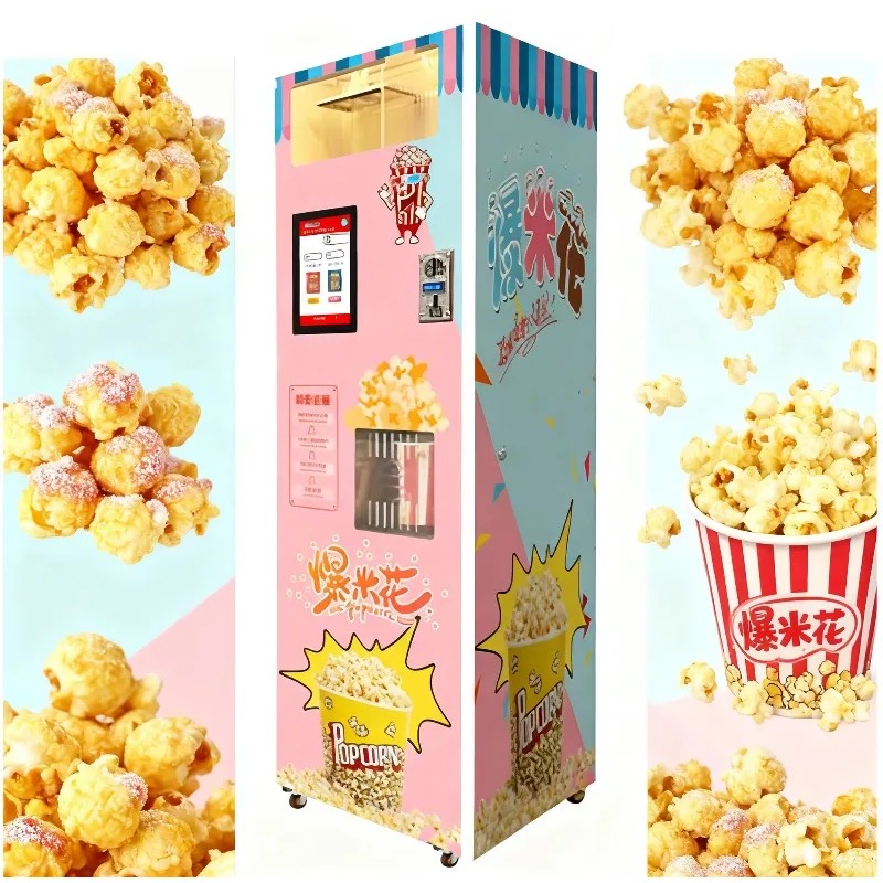 맞춤형 최고 판매 지능형 고기술 자동 팝콘 제조기 팝콘 - Popcorn Vending Machine 리뷰 및 가격