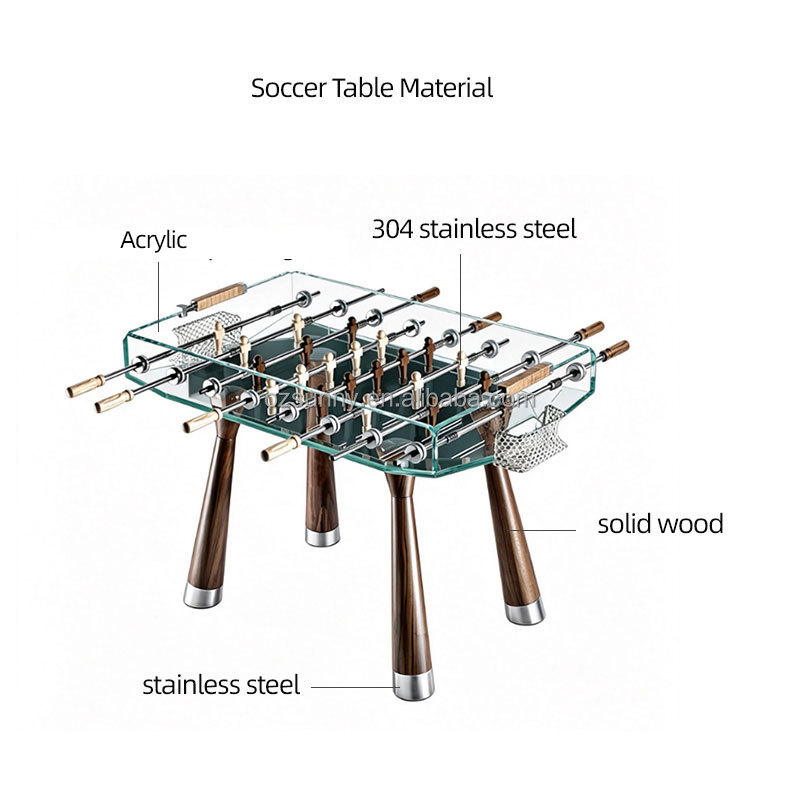 전문가용 실내 풋볼 테이블 게임, 스테인리스 스틸 골든 - Foosball Table Commercial 리뷰 및 가격