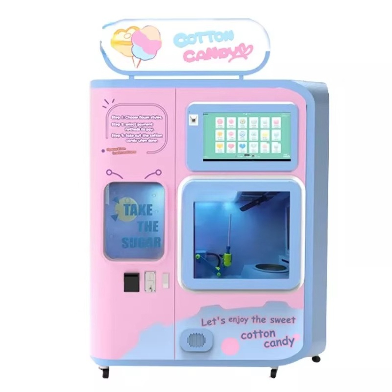 완전 자동 솜사탕 자판기(교환 시스템 포함) 상업용 4 - Candy Vending Machine 리뷰 및 가격