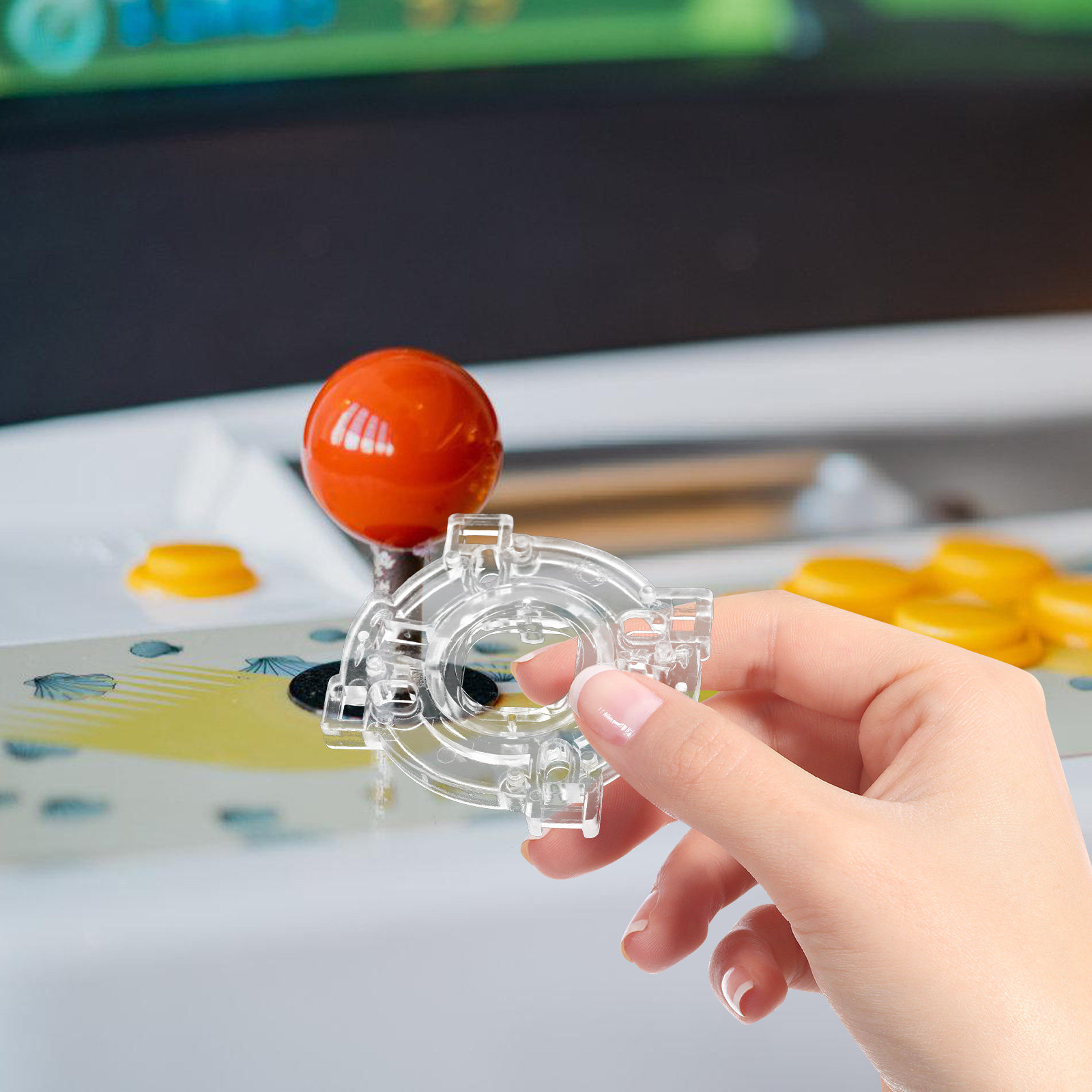 -Y 팔각형 제한판, 투명 조이스틱 베이스, 아케이드  - Joystick Arcade Parts 리뷰 및 가격