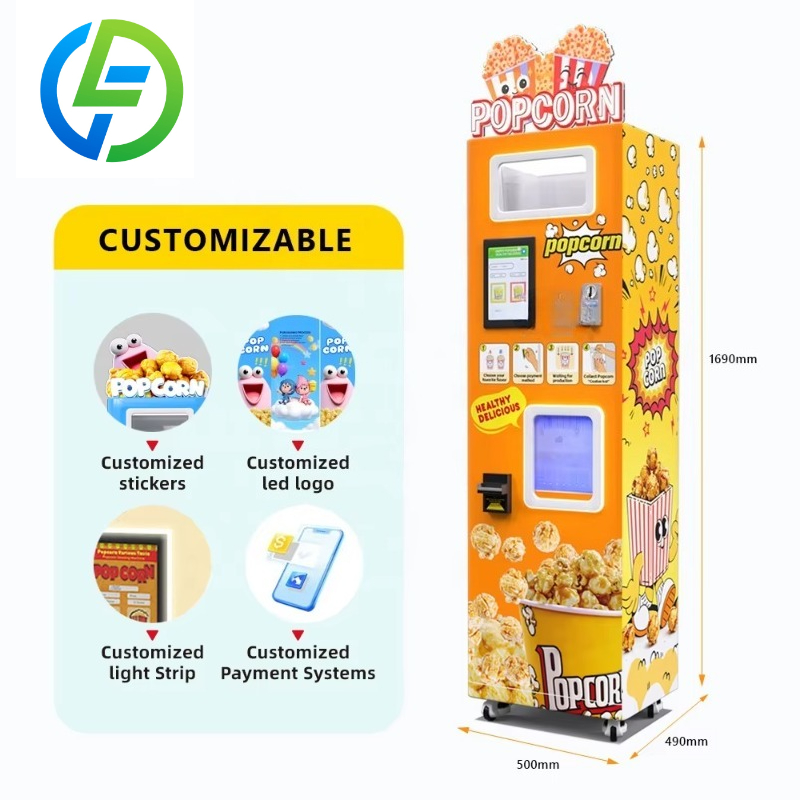 맞춤형 신형 자동 상업용 간편 셀프서비스 팝콘 자판기  - Popcorn Vending Machine 리뷰 및 가격