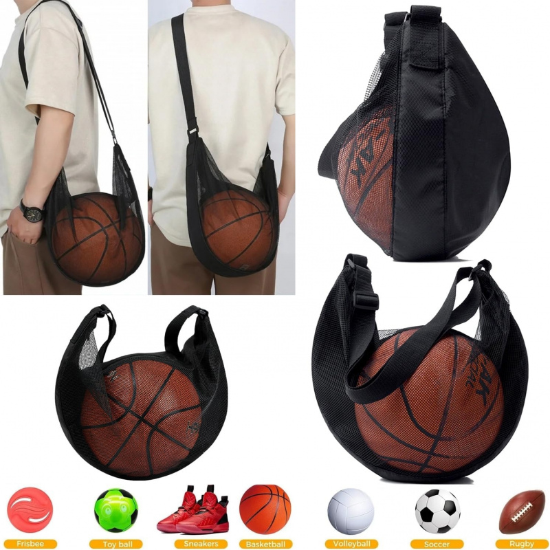 1/2개 메쉬 싱글 볼 보관 가방, 찢김 방지 크로스바 - Basketball Arcade Game 리뷰 및 가격