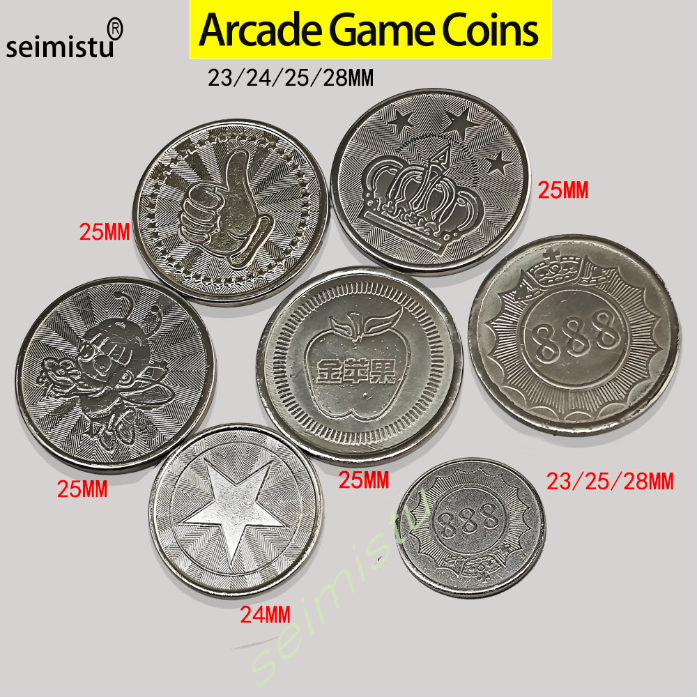 100개 스테인레스 스틸 23/24/25mm 토큰 크라 - Arcade Games And Vending 리뷰 및 가격